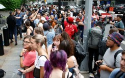 Crowds follow the verdict in Sean "Diddy" Combs' sex trafficking trial outside Manhattan's Federal Court