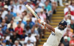 India's Rishabh Pant goes on the attack against England at Edgbaston