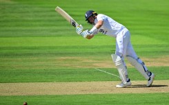 England's Joe Root plays a shot off his pads in the third Test against India at Lord's