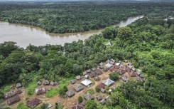 Tiwai Island Wildlife Sanctuary in Sierra Leone that has become a UNESCO World Heritage Site