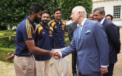 Britain's King Charles III meets members of the India men's Test cricket team