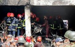 An AFP photographer at the scene saw fire and rescue officials taking away the injured students on stretchers