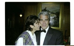 Ghislaine Maxwell and Jeffrey Epstein in an undated image released by prosecutors at her 2021 trial