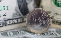 The euro has been rising against the dollar
