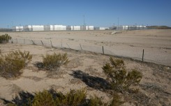The California City Immigration Processing Center in the Mojave Desert north of Los Angeles awaits reopening as a privately operated immigrant detention facility