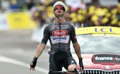 Australian rider Kaden Groves wins in the Jura