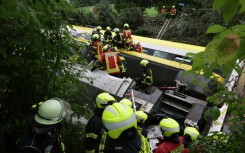 German rail operator Deutsche Bahn said two train carriages had derailed