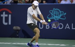 Alex De Minaur of Australia saved three match points on his way to victory at the ATP Tour DC Open in Washington
