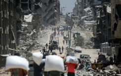 The price of flour has soared on the black market