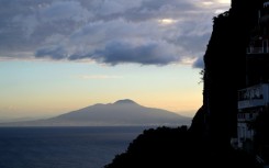 A wildfire has forced the closure of hiking paths on Mount Vesuvius, pictured here in 2024