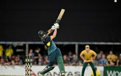 Australia's Tim David hit eight sixes in his 83 against South Africa