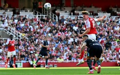 Viktor Gyokeres scoring for Arsenal in a pre-season freindly against Athletic