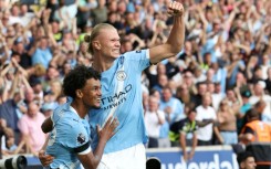 Erling Haaland scored twice in Manchester City's thrashing of Wolves