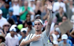 French qualifier Terence Atmane of France waves to fans after falling to top-ranked Jannik Sinner in the semi-finals of the ATP-WTA Cincinnati Open