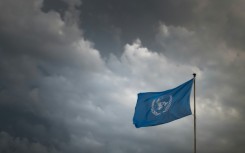 The United Nations said a record 383 aid workers were killed in 2024, including 181 in the Gaza Strip