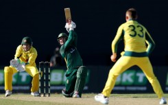 South Africa’s Matthew Breetzke (C) slammed 88 in the second ODI against Australia