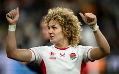 England full-back Ellie Kildunne applauds the fans at Sunderland's Stadium of Light
