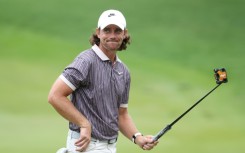 England's Tommy Fleetwood is tied for the lead after three rounds of the PGA Tour Championship as he chases a first US tour title