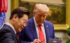 A South Korean penmaker's shares surged after US President Donald Trump complimented South Korean counterpart Lee Jae Myung on the pen he used to sign a White House guest book