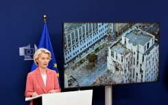'It shows that the Kremlin will stop at nothing...," said von der Leyen