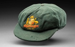 A cap won by cricketing great Don Bradman during the 1946-47 Ashes series was sold for US$287,000 to Australia's National Museum