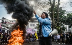 More protests were expected outside parliament in the Indonesian capital after the worst unrest since President Prabowo Subianto took power last year