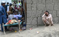 Villagers used their bare hands to clear debris as emergency workers struggled to reach mountainous areas after an earthquake in eastern Afghanistan killed more than 1,400 people