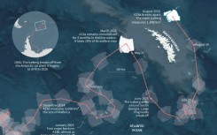 The world's largest iceberg is breaking up