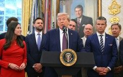 President Donald Trump said that US forces had attacked a boat carrying drugs from Venezuela