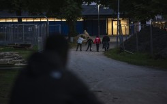 Children in Orebro, Sweden, where police say some children are in the grip of gangs