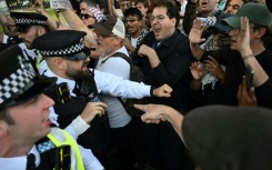 The police said 890 people were arrested