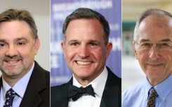 Jesus Gonzalez (left), Paul Negulescu (center) et Michael Welsh (right), are this year's winners of the prestigious Lasker prize for science
