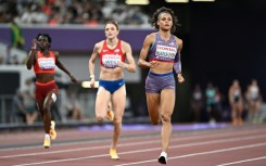 Sydney McLaughlin-Levrone eases through her 400 metres heat at the world championships