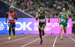 South Africa's Wayde van Niekerk is competing in the 200m at the World Athletics Championships in Tokyo
