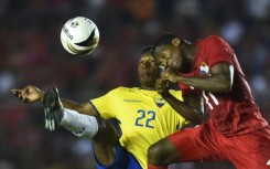 Ecuadoran soccer player Jonathan Gonzalez (L) was killed in the third murder of an athlete in the South American country since the start of September, according to police