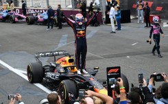 Red Bull's Max Verstappen collected his fourth win of the season with victory in Azerbaijan
