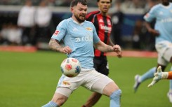 Union Berlin's Scottish forward Oliver Burke scored a hat-trick against Eintracht Frankfurt on Sunday.