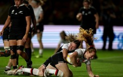 Canada captain Alex Tessier (R) said the Maple Leafs will "give everything" to win the Women's Rugby World Cup final against England at Twickenham