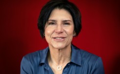 Vice President for Google Latin America, Adriana Noreña poses for photos ahead of an interview with AFP news agency in Mexico City on September 24, 2025.