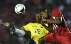 Jonathan González (left) during a June 3, 2015 match