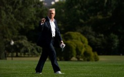 US President Donald Trump said he had authorized 'Full Force' to be used, without explaining what he meant