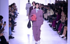 Bottega Veneta, known for its handbags, offered a clothing collection showing off what it called 'soft functionality'
