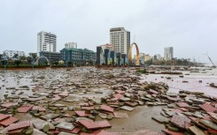 Typhoon Bualoi ripped roofs from buildings and uprooted electrical poles along Vietnam's coast, killing at least 11 people