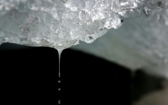 Like others in the Swiss Alps, the Rhone Glacier is melting as the climate warms