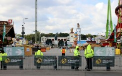 Authorities closed the Oktoberfest while police with sniffer dogs searched the site