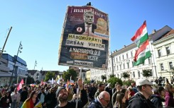 Participants in the Pride march decried a ban on the demonstration by the ultraconservative government of Prime Minister Viktor Orban