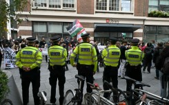 Police monitored pro-Palestinian student protesters outside King's College London