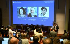 The Stockholm-based Nobel Committee struggled to reach two of this year's medicine laureates -- one is thought to be hiking "off the grid"