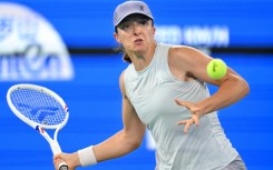Poland's Iga Swiatek eased past the Czech Republic's Marie Bouzkova during the Wuhan Open tennis tournament