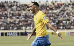 Gabon striker Pierre-Emerick Aubameyang scored four goals and was shown a red card